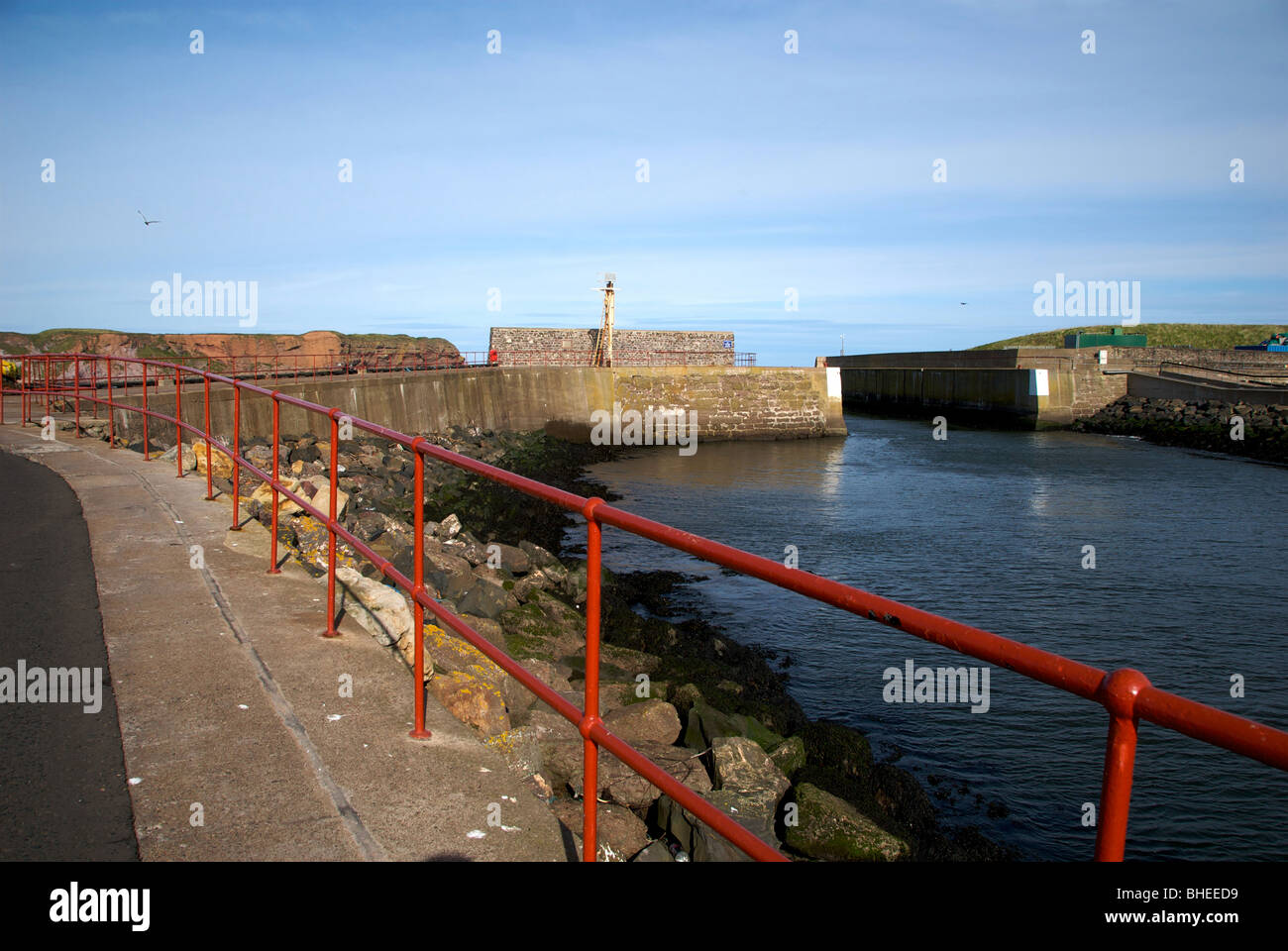 Eyemouth Border Scotland UK Harbour Harbor Boats Quay Stock Photo - Alamy