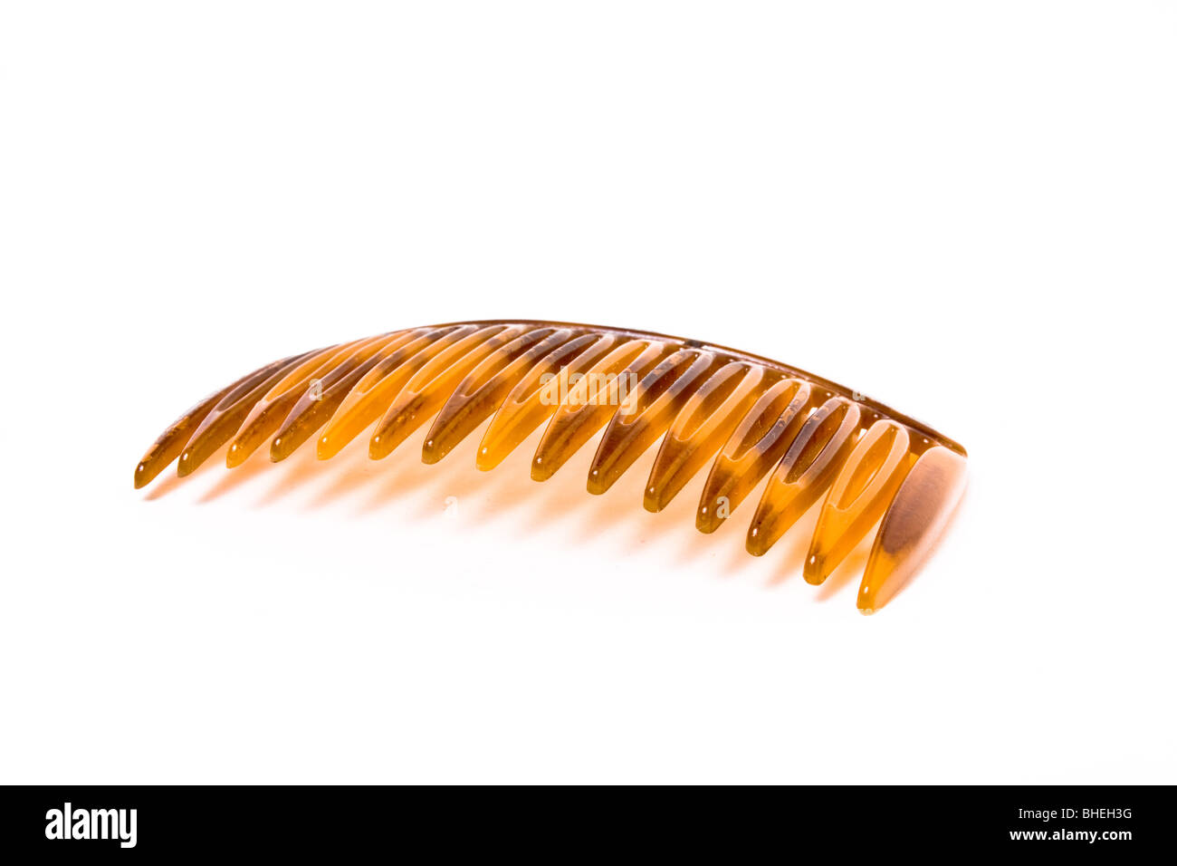 Hair slide for womans hair isolated against white background. Stock Photo