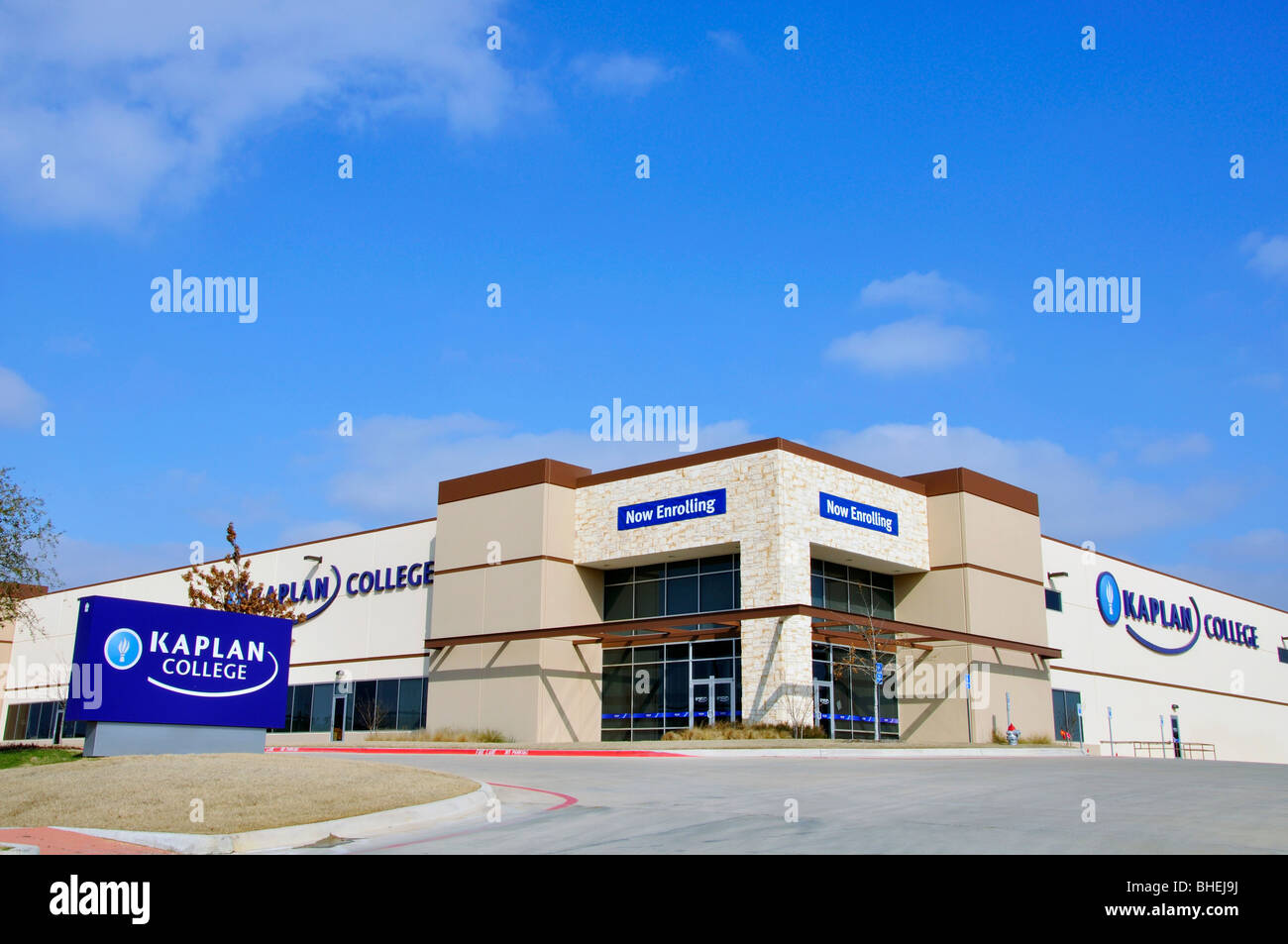Kaplan College, Texas, USA Stock Photo Alamy