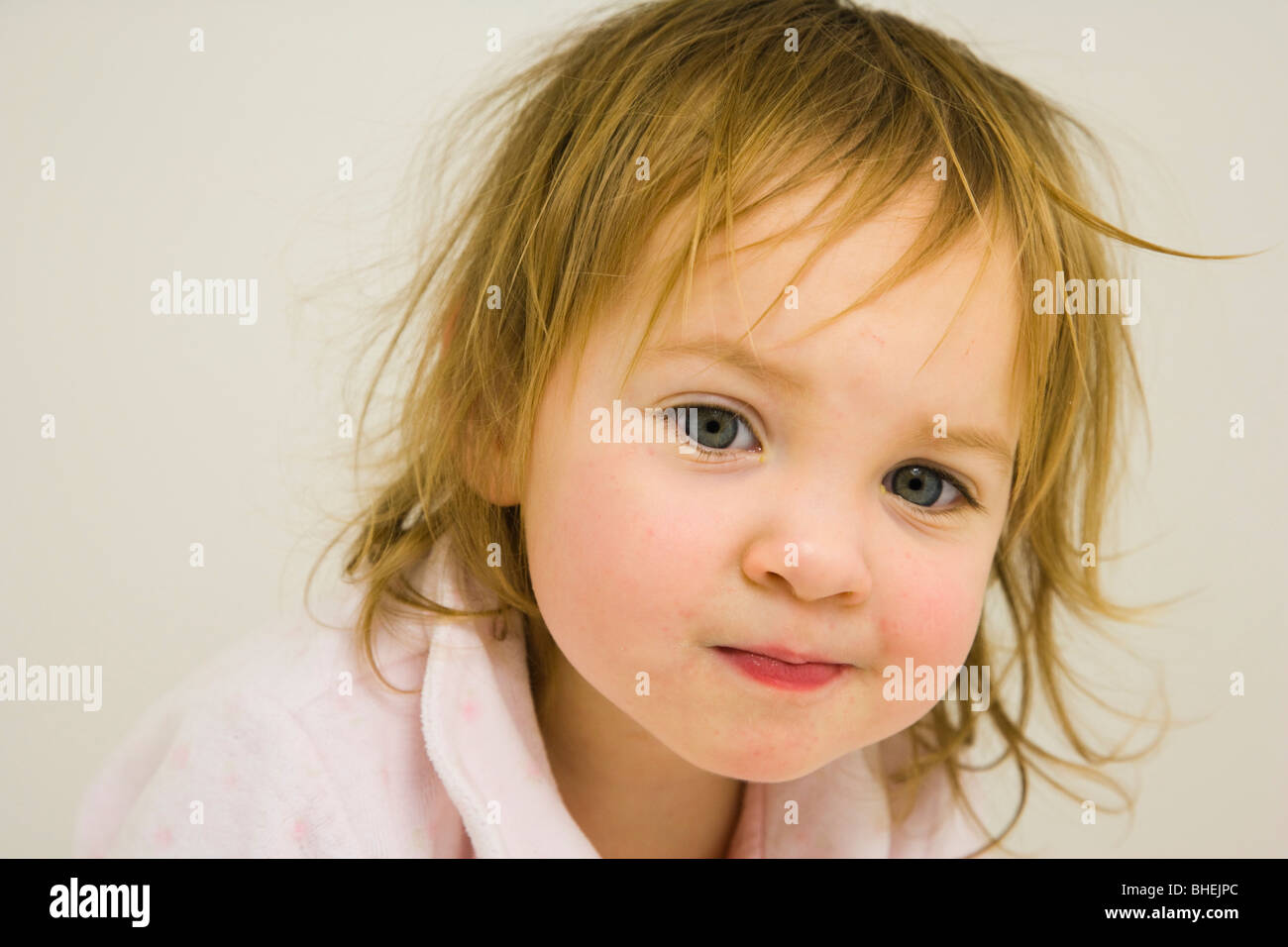Portrait of toddler girl. Stock Photo