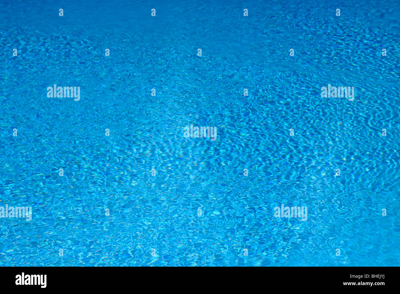 Blue water of a swimming pool Stock Photo