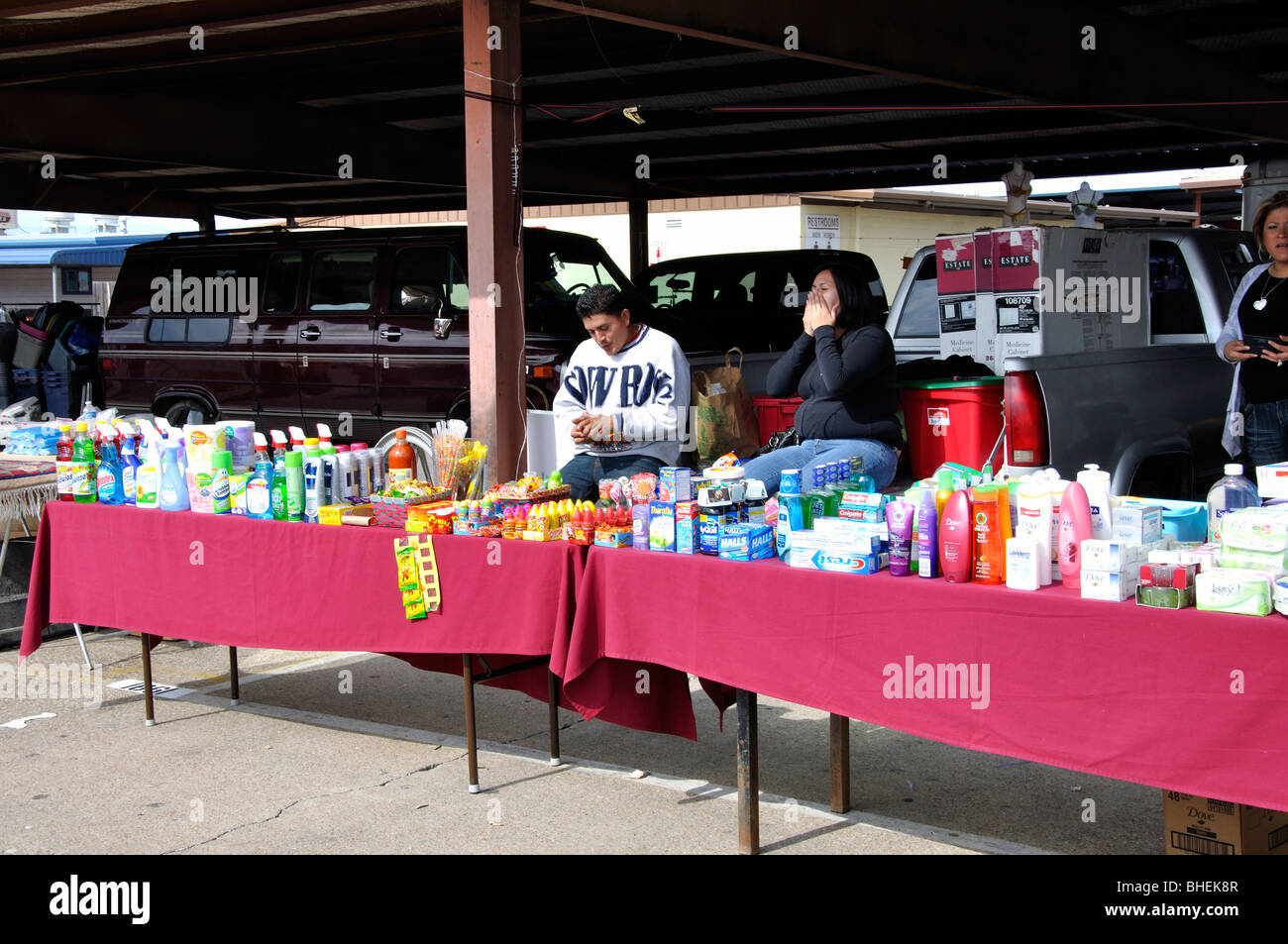 Cheap cleaning supplies on sale at Traders Village biggest flea