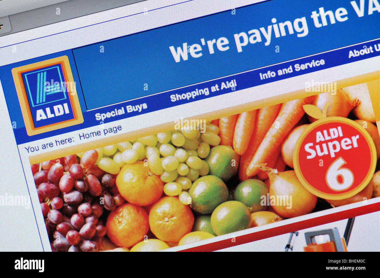 Aldi website online shopping hires stock photography and images Alamy