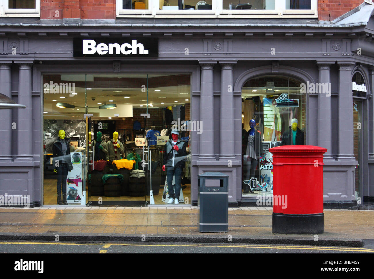 A Bench retail fashion outlet in Leeds, England, U.K Stock Photo - Alamy