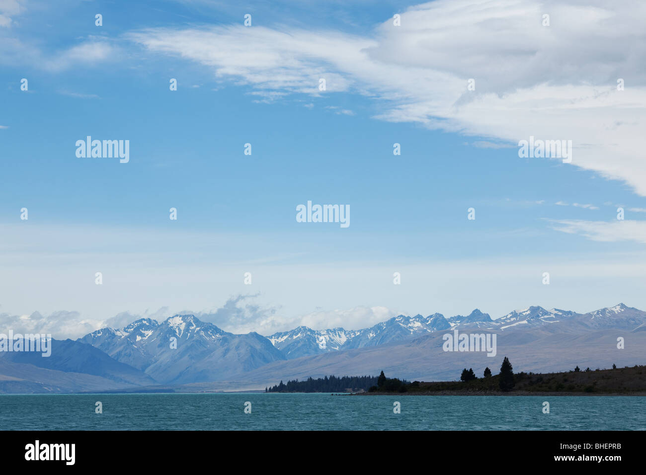 Dramatic View of Lake Tekapo in the South Island of New Zealand near ...