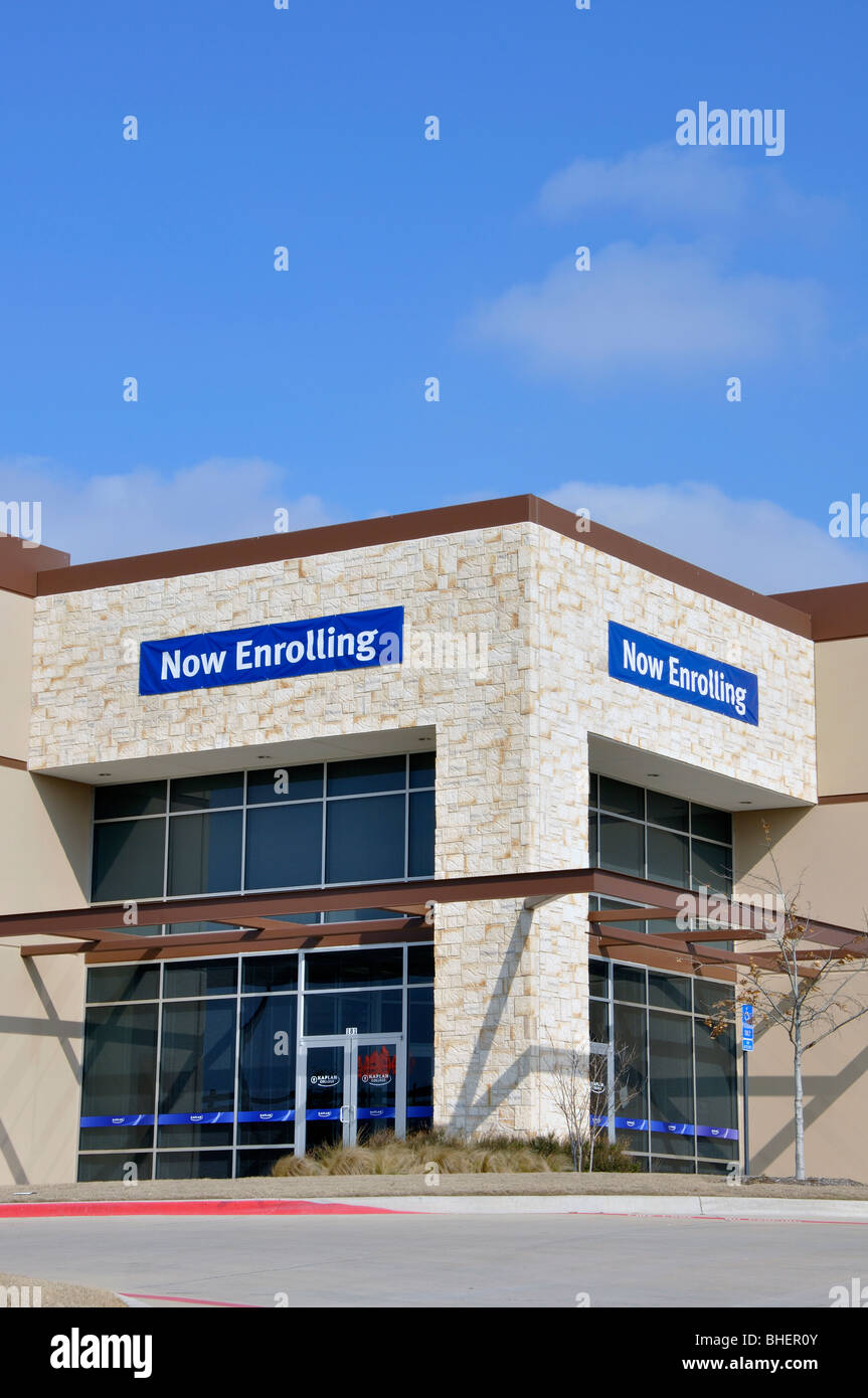 Kaplan College, Texas, USA Stock Photo Alamy