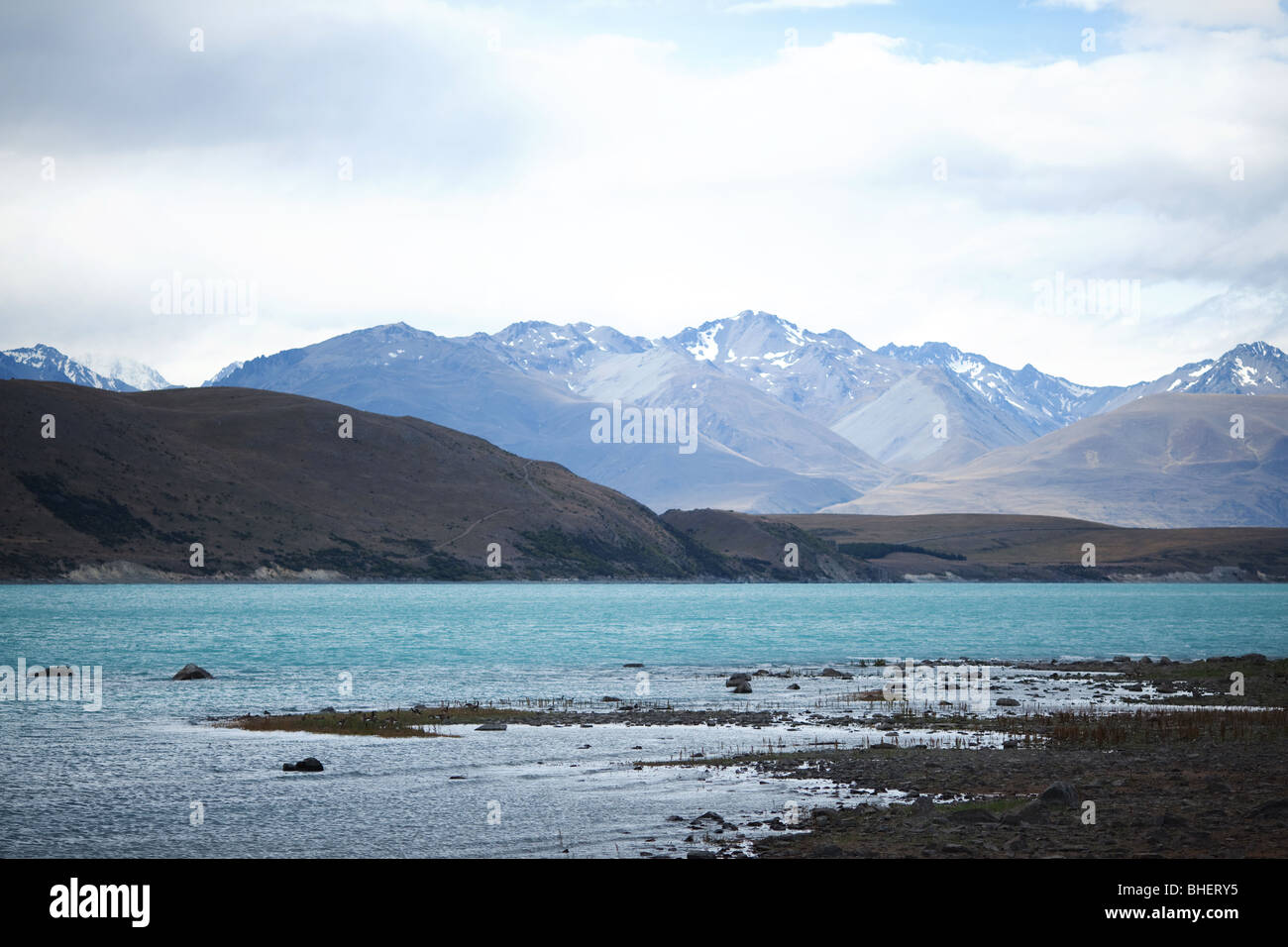 Dramatic View of Lake Tekapo in the South Island of New Zealand near ...