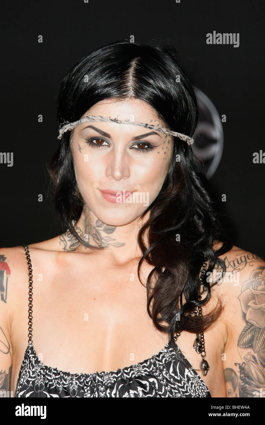 KAT VON D 2008 AMERICAN MUSIC AWARDS DOWNTOWN LOS ANGELES CA USA 23  November 2008 Stock Photo - Alamy