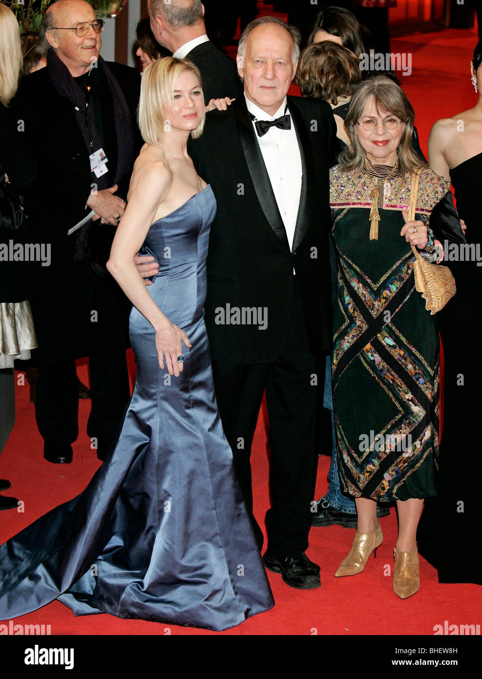 RENEE ZELLWEGER AND WERNER HER ACTRESS AND DIRECTOR BERLINALE PALAST  BERLIN  USA 11/02/2010 Stock Photo