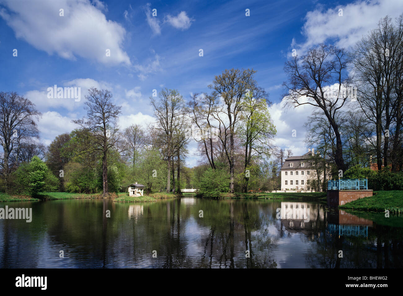 Branitz Castle near Cottbus, Brandenburg, Germany; Europe Stock Photo