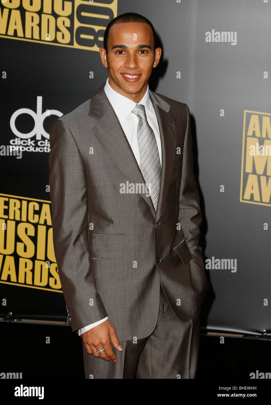 LEWIS HAMILTON 2008 AMERICAN MUSIC AWARDS DOWNTOWN LOS ANGELES CA USA
