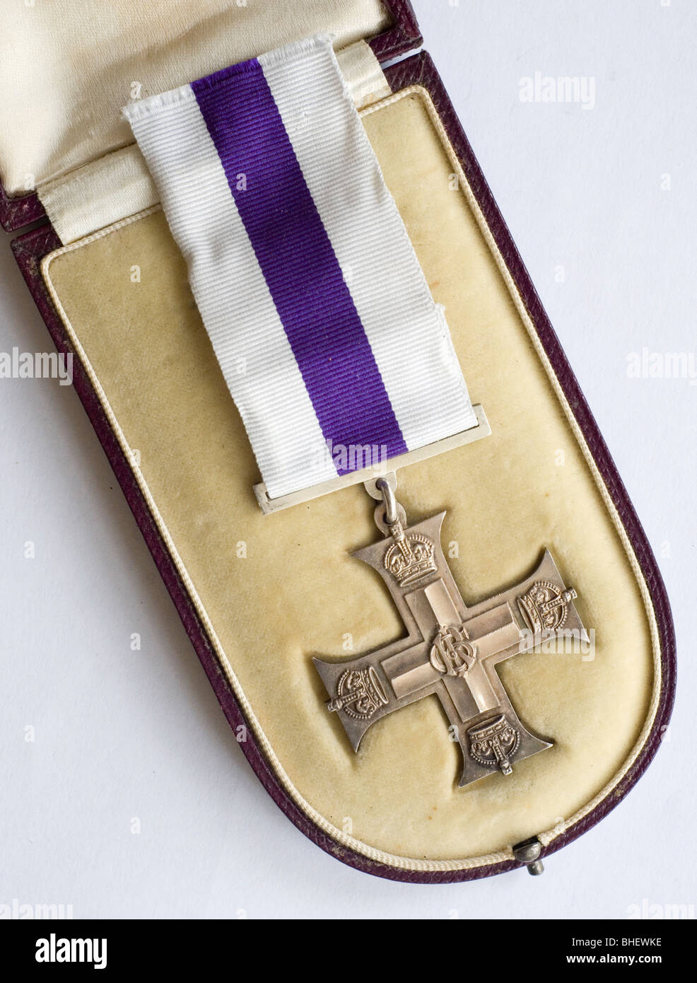 Military Cross awarded to an Australian officer who served in France in the First World War Stock Photo
