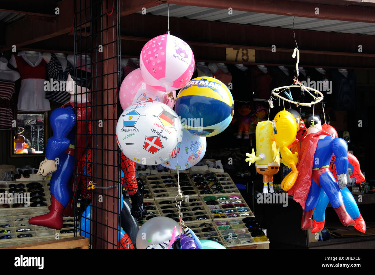 Cheap toys on sale at Traders Village biggest flea market in Texas