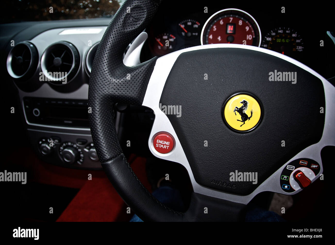 Interior View Of Steering Wheel Dashboard From A 2007