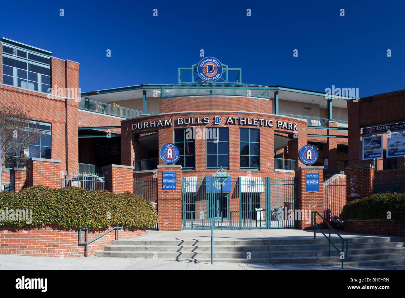 Durham Bulls Athletc Park, stadium of the Durham Bulls baseball team