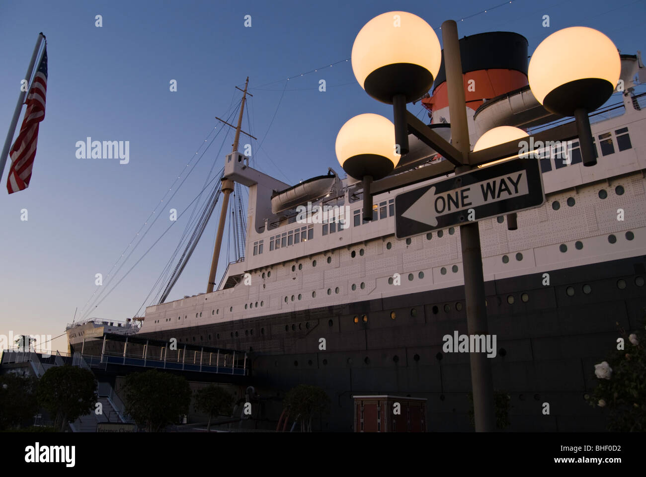 The RMS Queen Mary in Long Beach, California Stock Photo Alamy