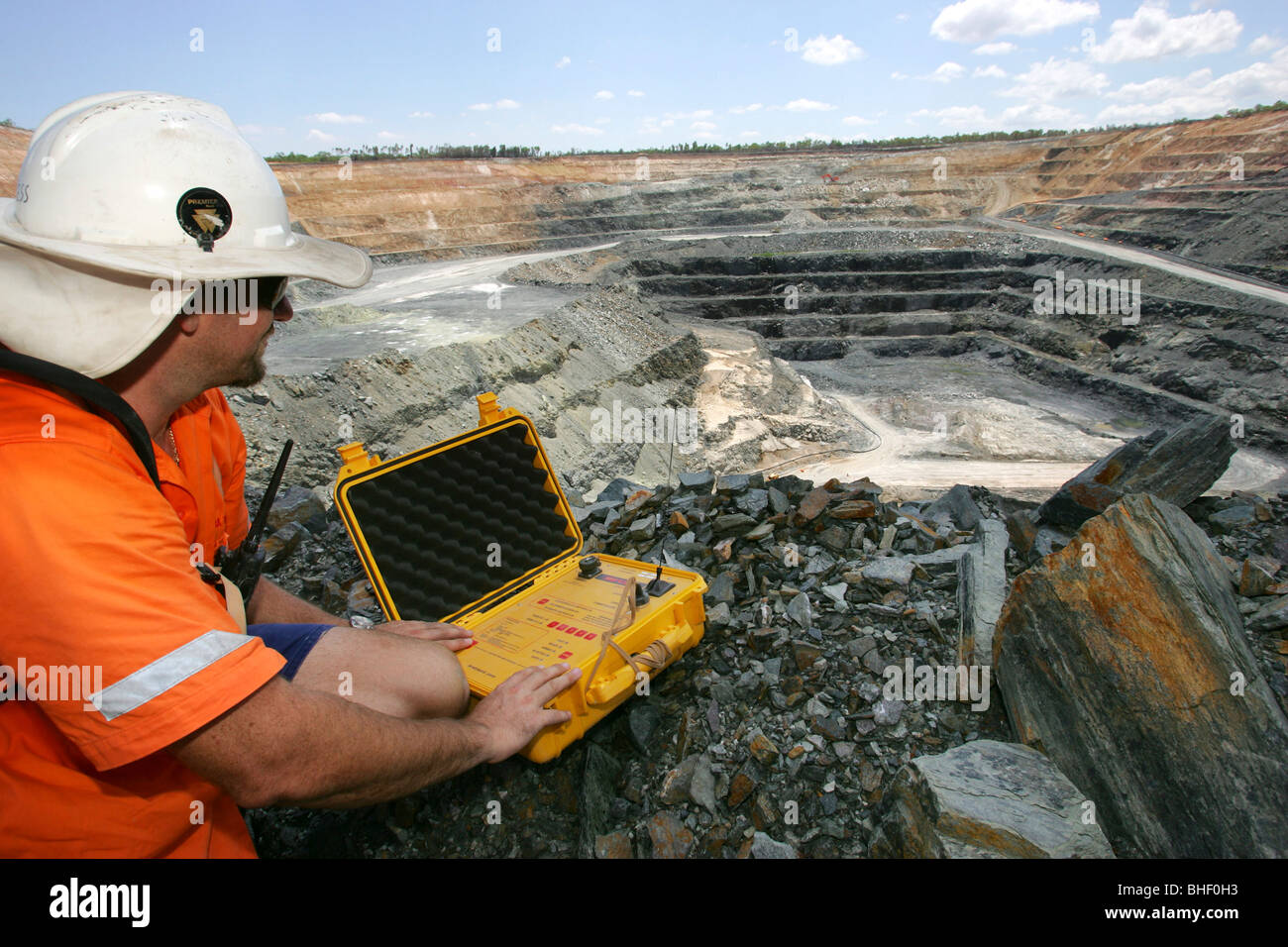 Australian Uranium mine Stock Photo