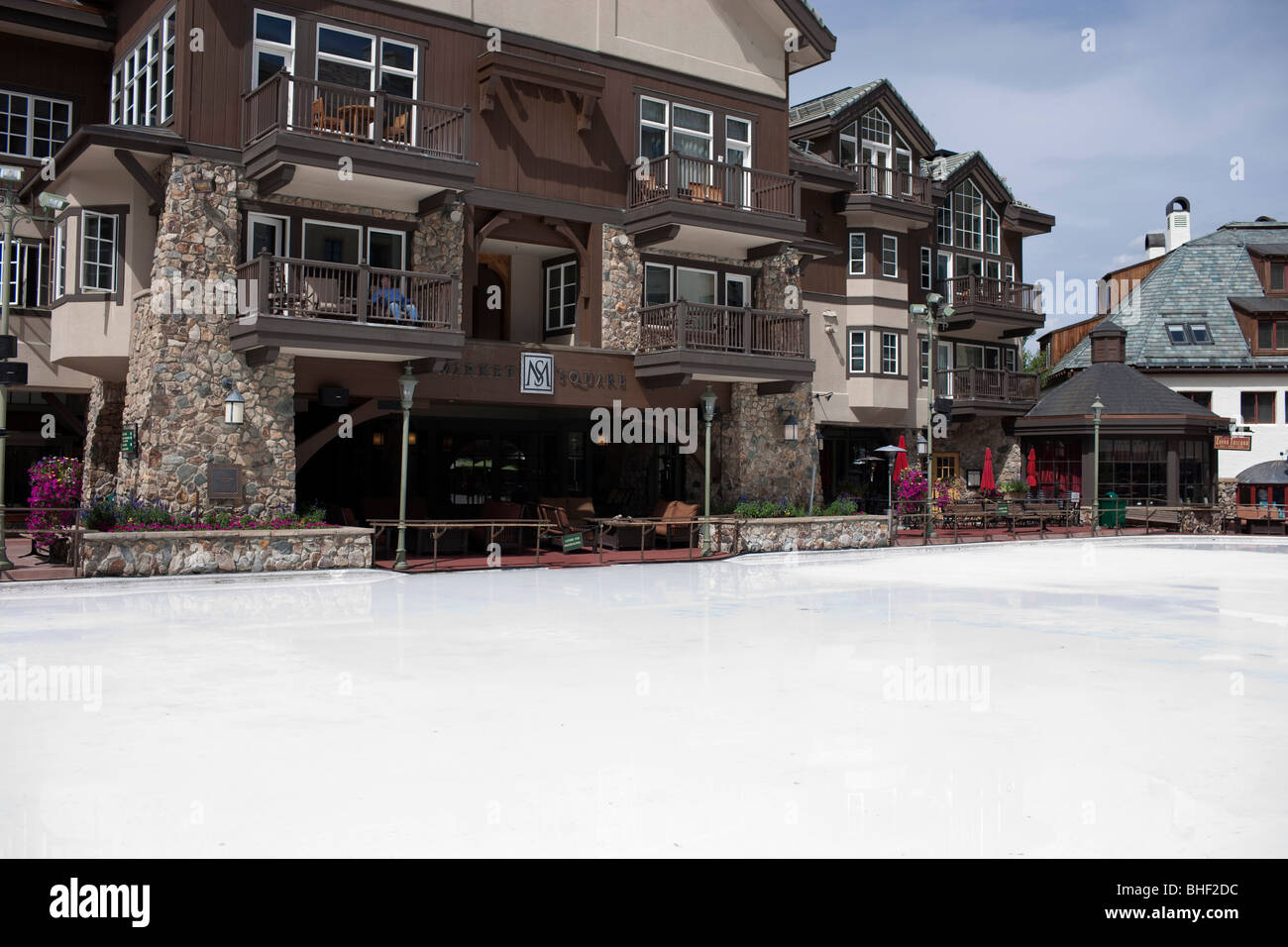 Beaver Creek, Avon Colorado, skiing area Stock Photo Alamy