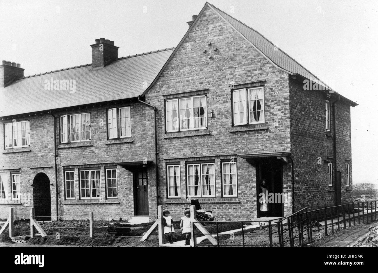 Council house on the Tang Hall Estate, York, Yorkshire, 1935. Artist