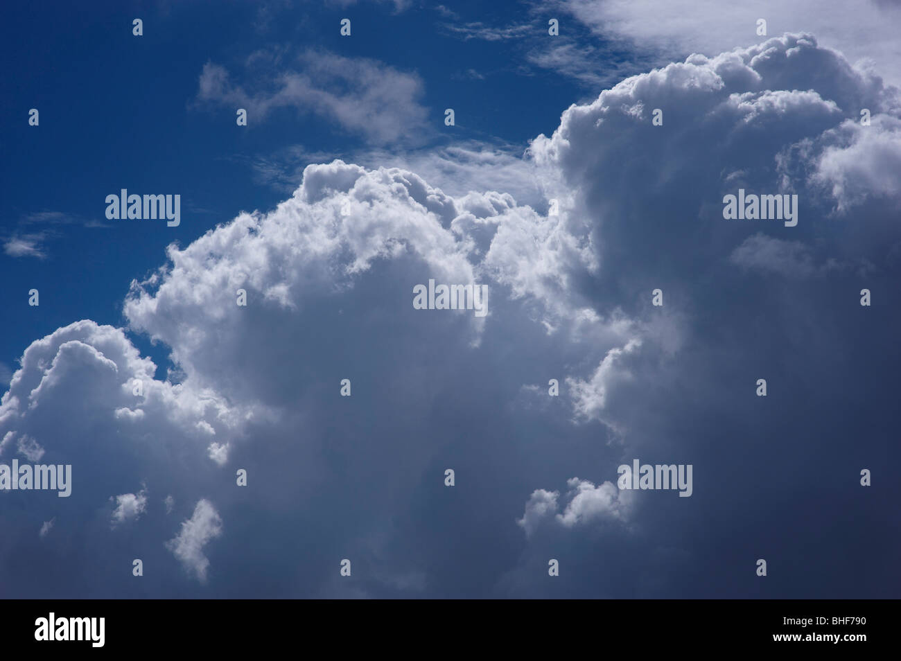 Cumulus storm clouds Stock Photo