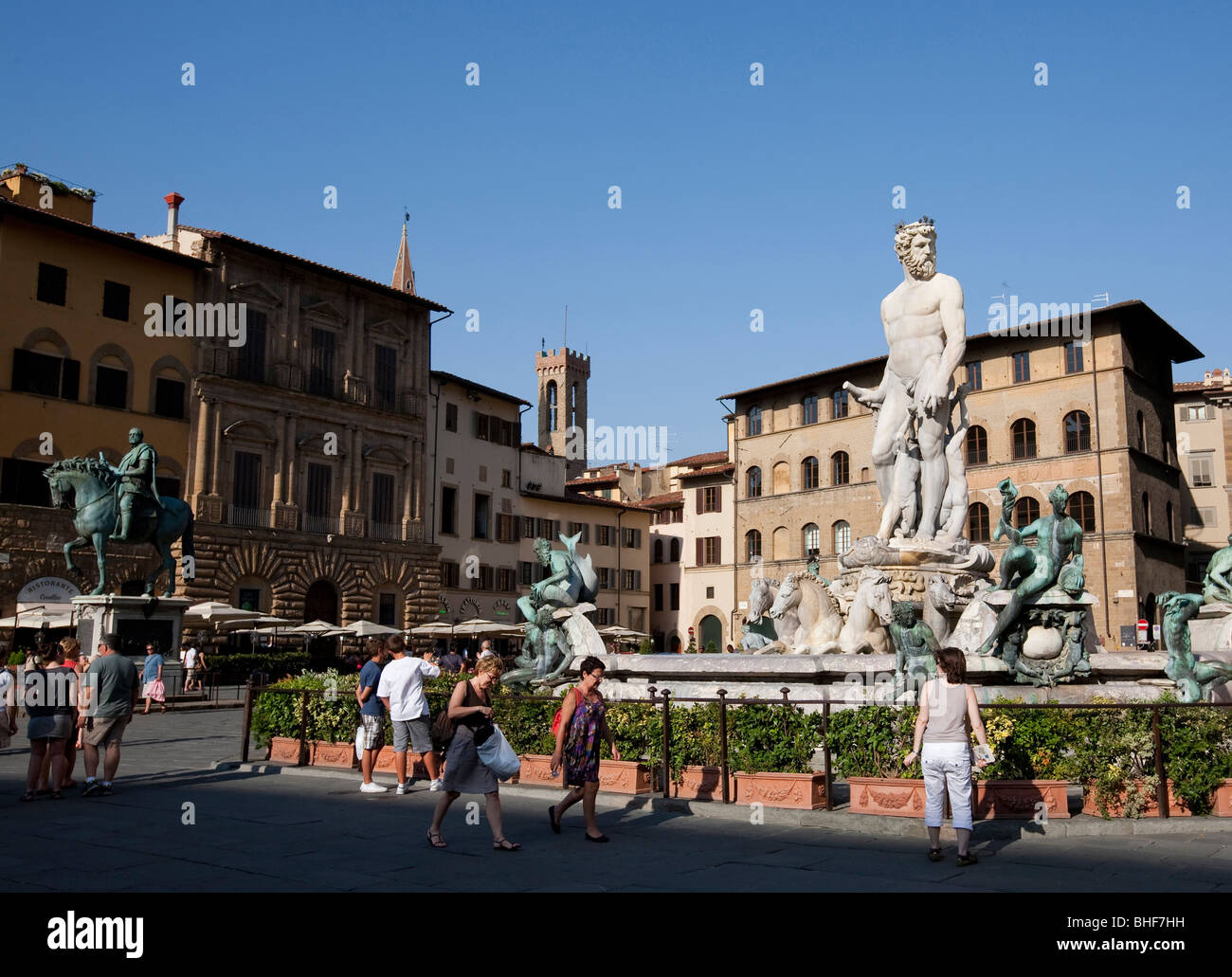 Neptune Fountain in florence Stock Photo Alamy