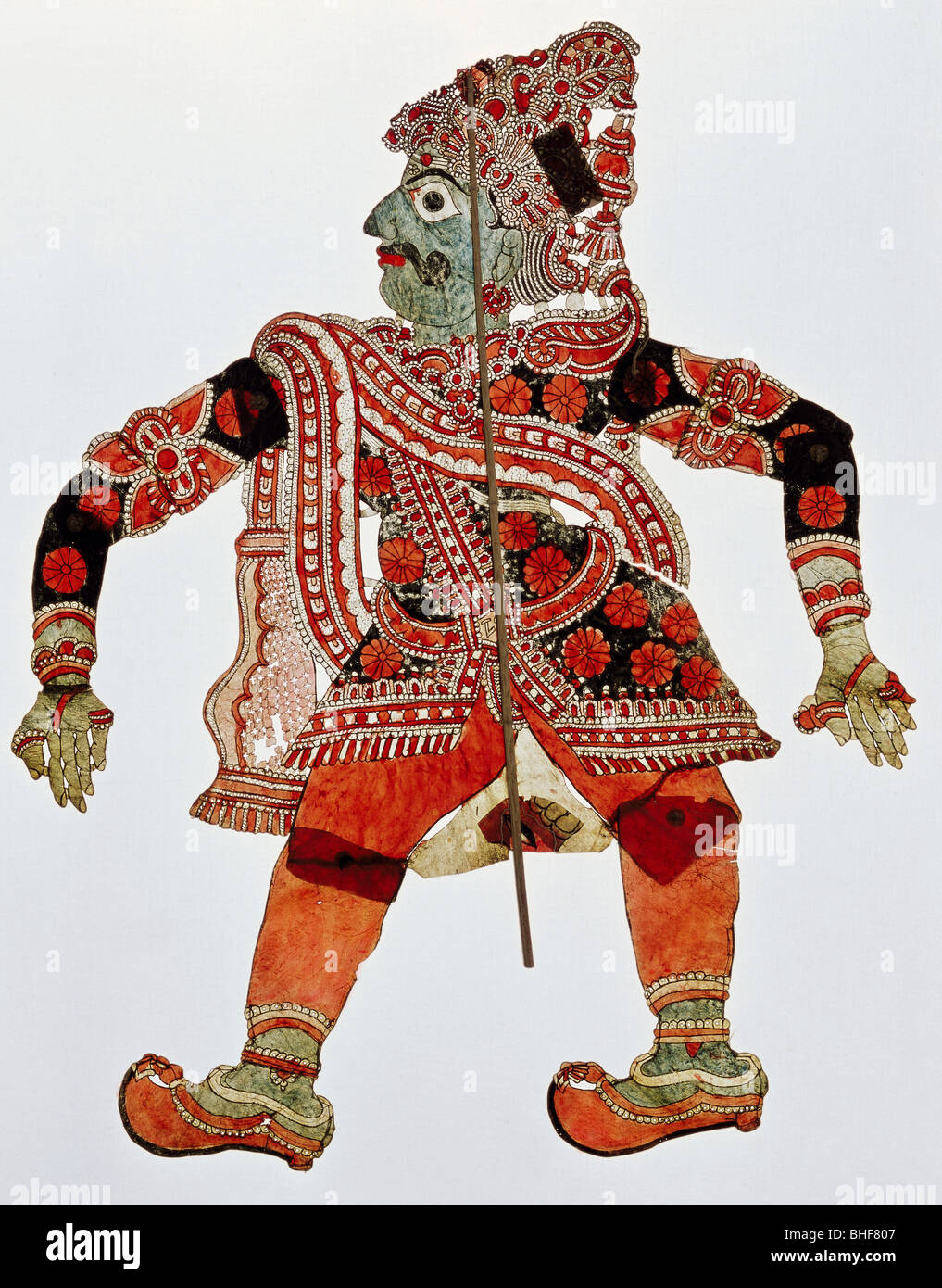 theatre, shadow play, India, Prince, vellum cut, Tanjore, Tamil Nadu