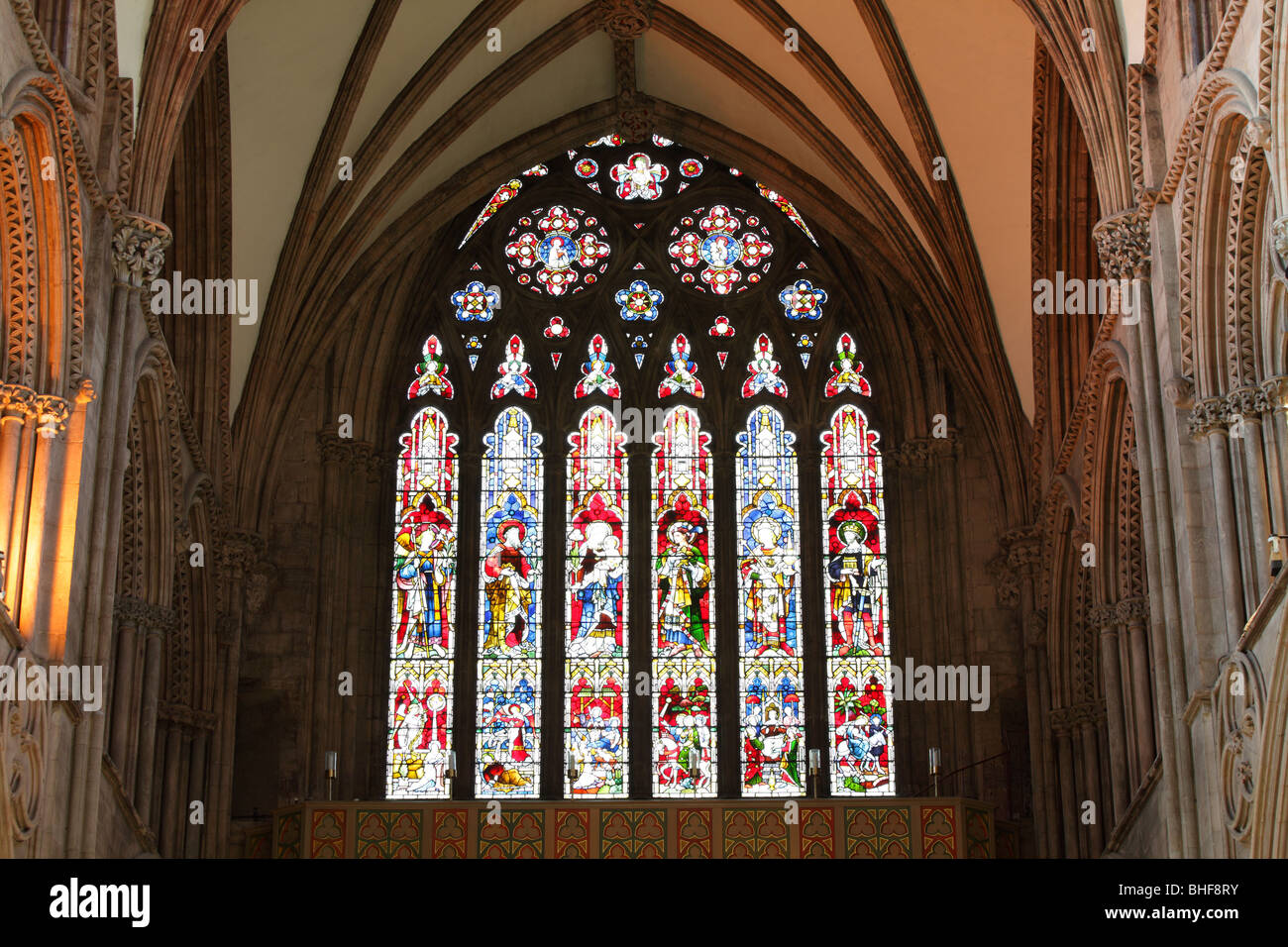 One of (9) images in this short set related to internal aspects and artefacts of Lichfield Cathedral by photographer Peter Wheeler. Stock Photo