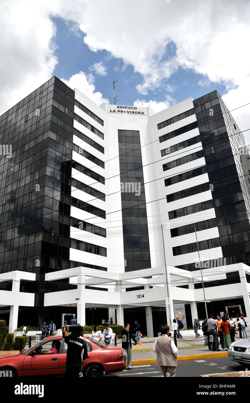 modern buildings, business district, Quito, Ecuador Stock Photo Alamy
