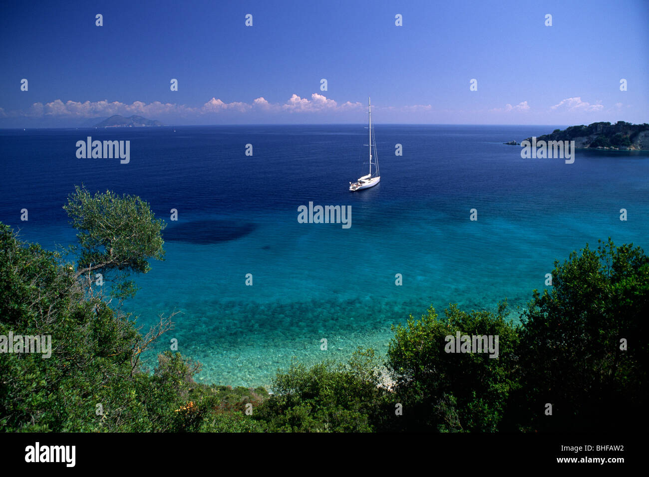 Greece, Ionian Islands, Ithaca, Gidaki beach Stock Photo