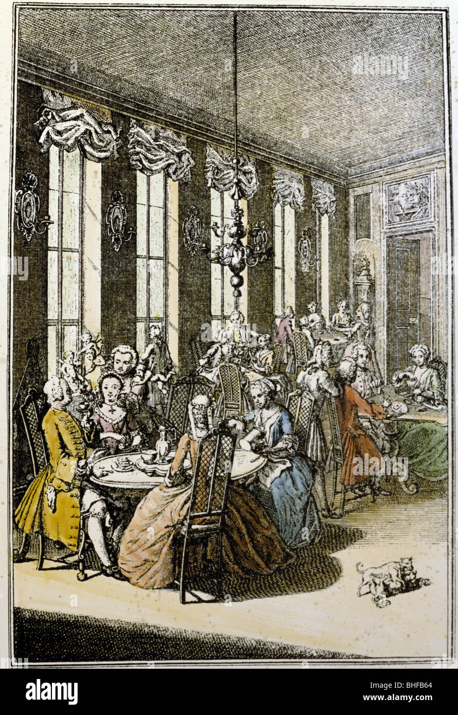 Cafe germany 18th century hi-res stock photography and images - Alamy