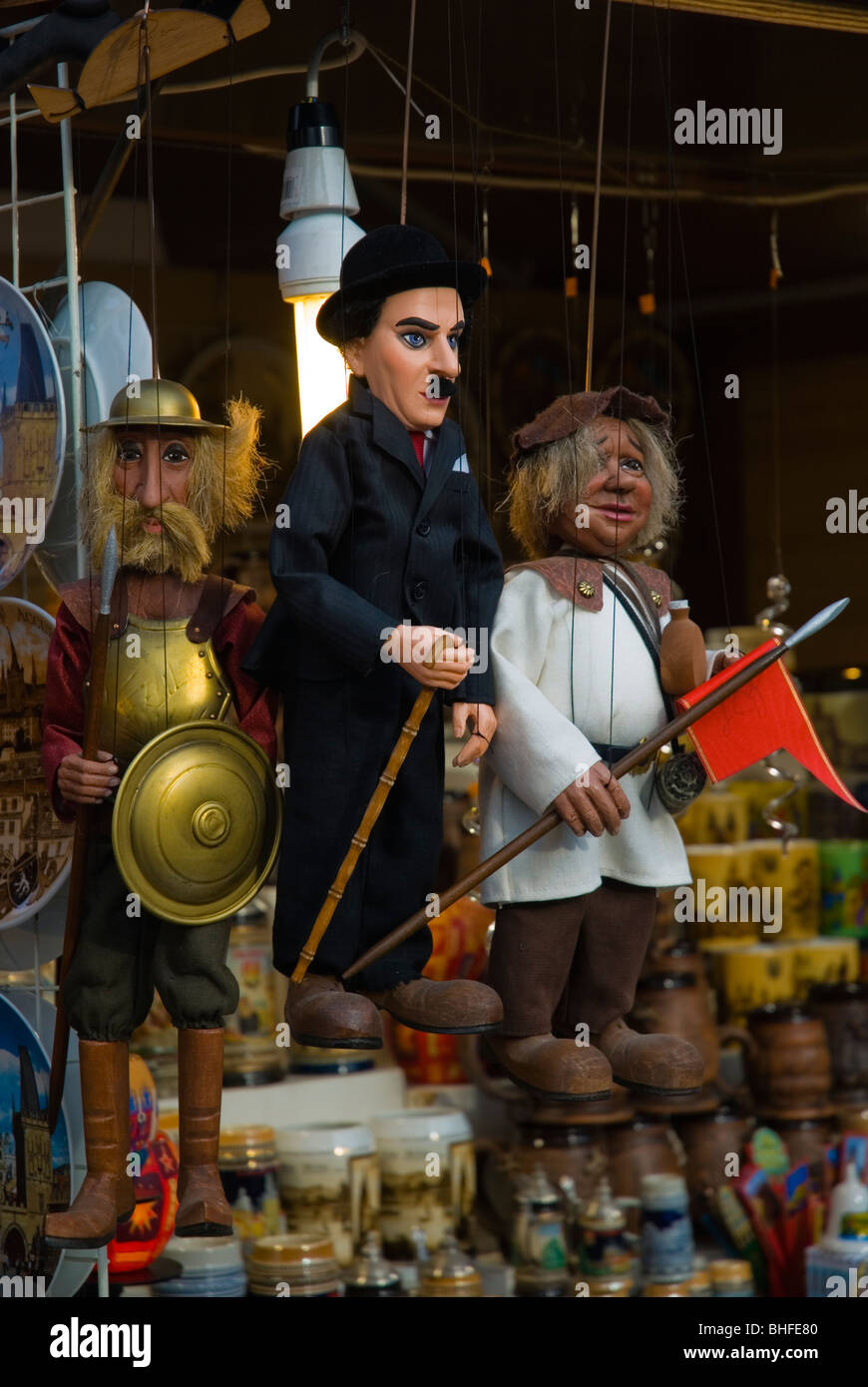 Marionettes old Town Square central Prague Czech Republic Europe Stock ...