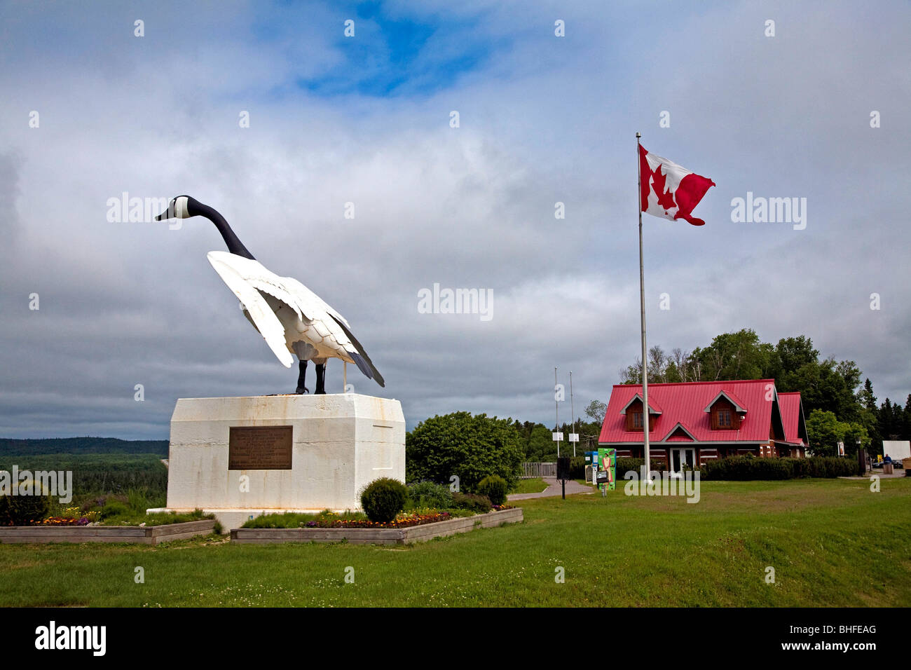 The Famous Wawa Goose in Northern Ontario Canada North America Stock Photo