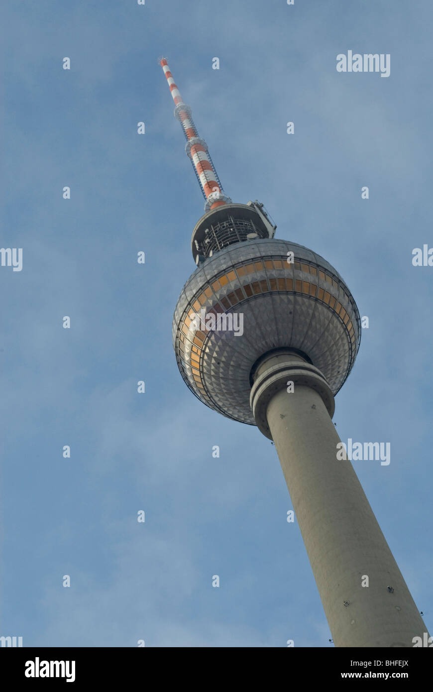 tower in Alexanderplatz, Berlin, Germany, Europe Stock Photo