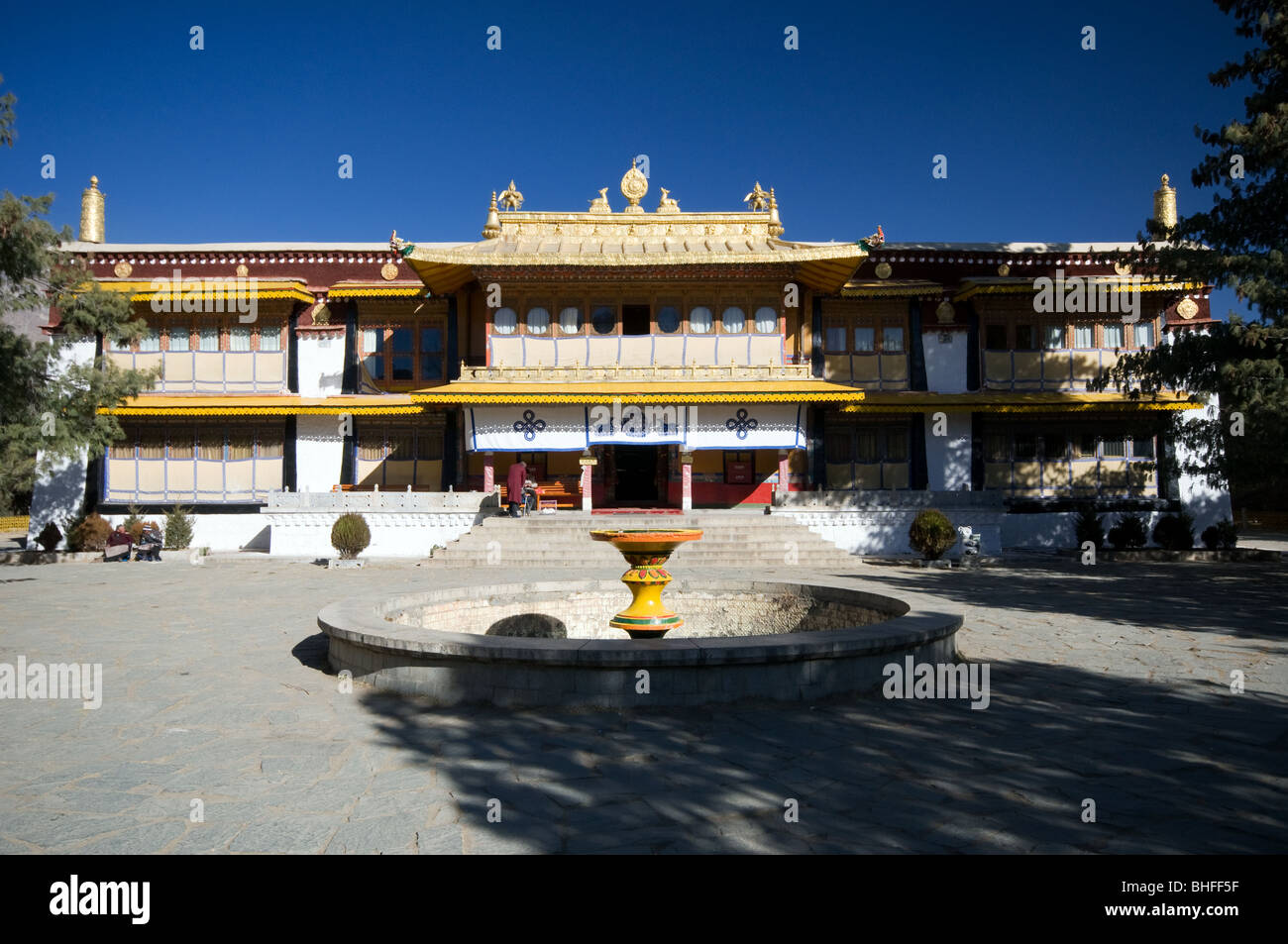 The Norbulingka, Lhasa, Tibet Stock Photo