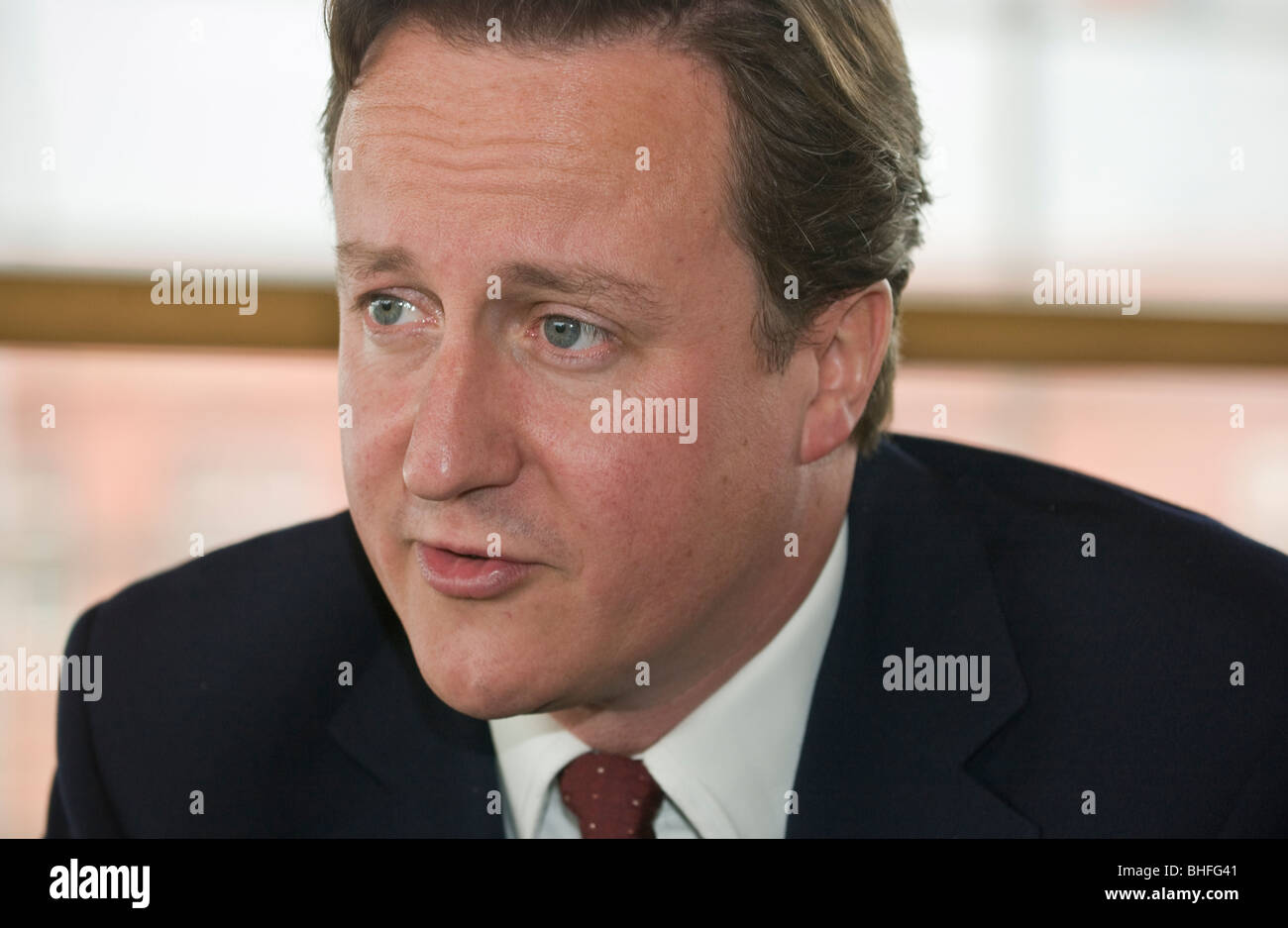 David Cameron MP for Witney and Leader of the Conservative Party Stock Photo
