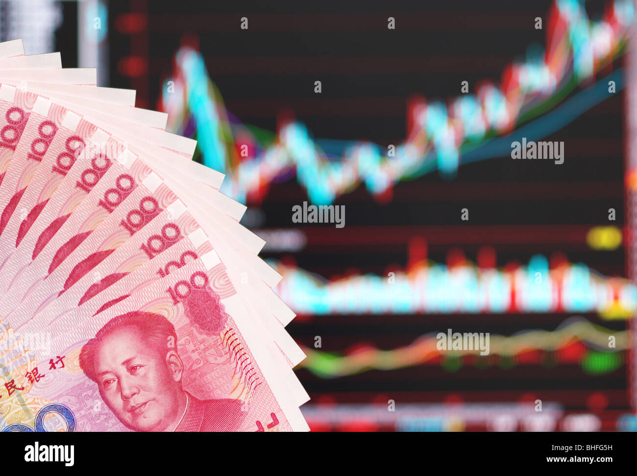 China stock market Stock Photo Alamy
