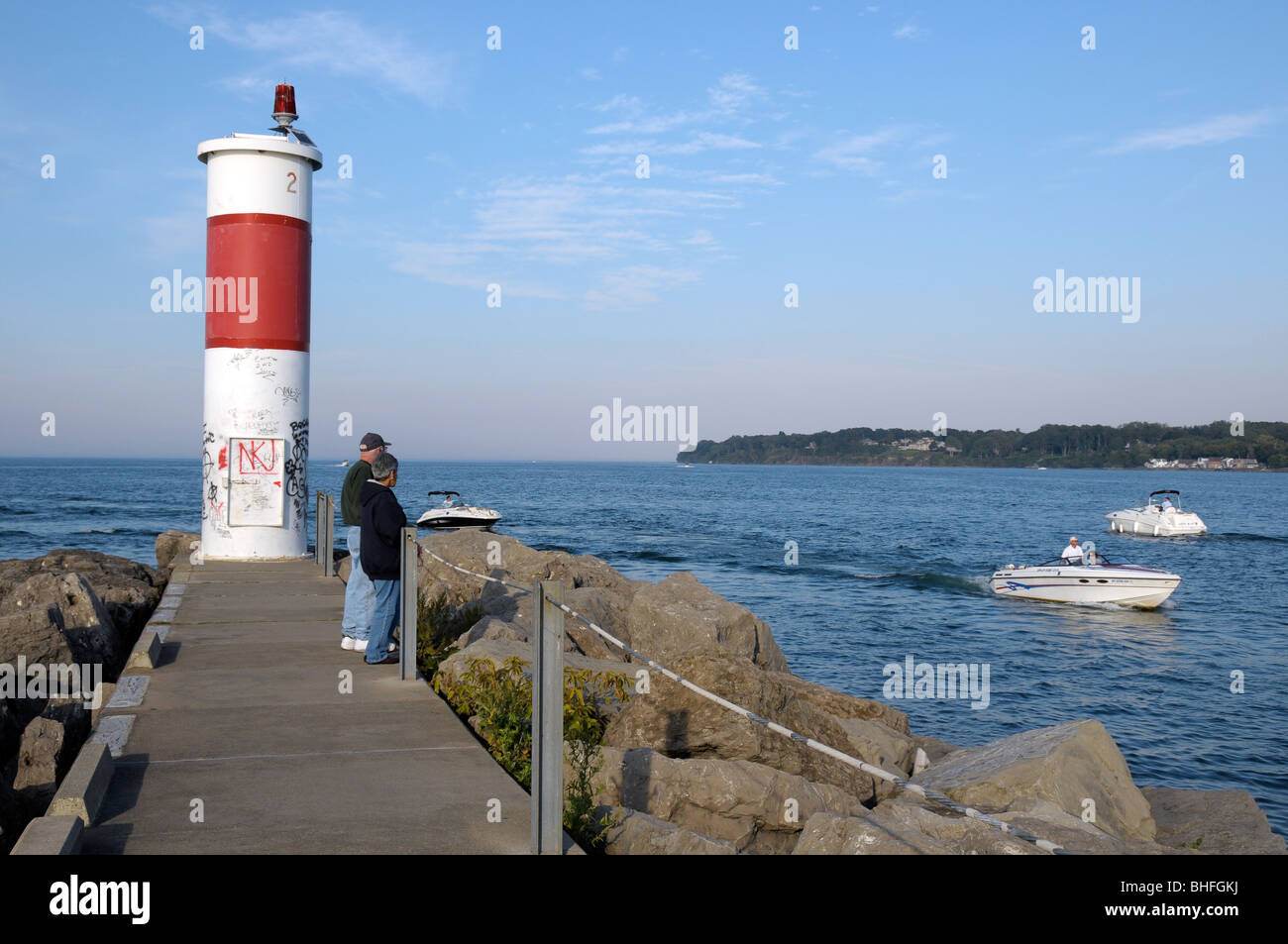 Irondequoit Bay Inlet, Rochester NY USA Stock Photo 28001894 Alamy