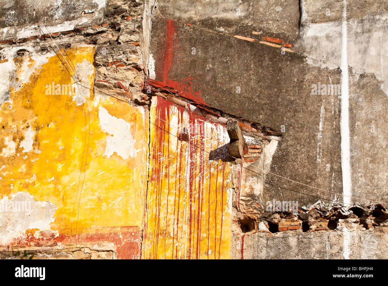 Old colorful wall Stock Photo - Alamy