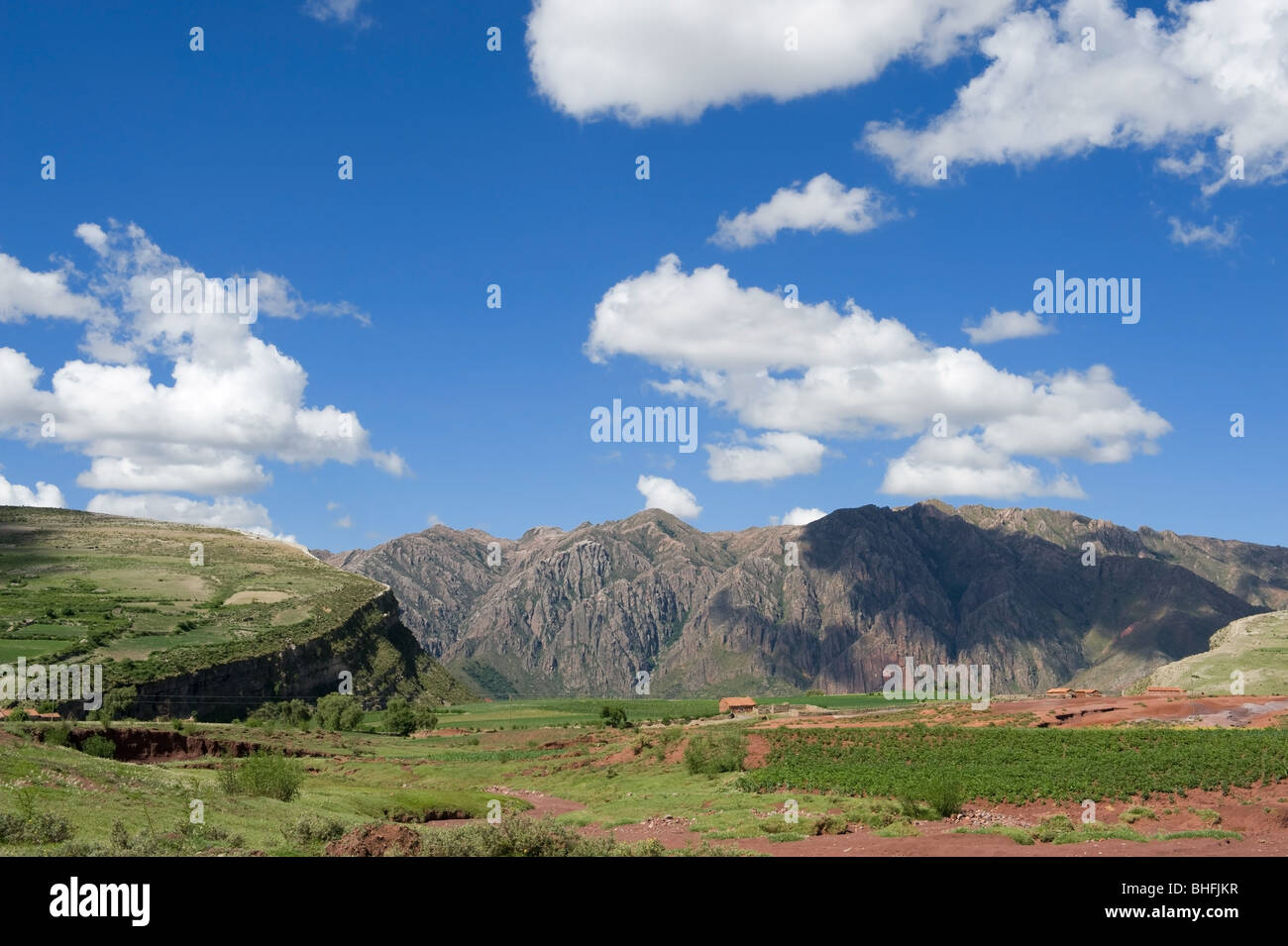Andean landscape, countryside of Bolivia. Stock Photo