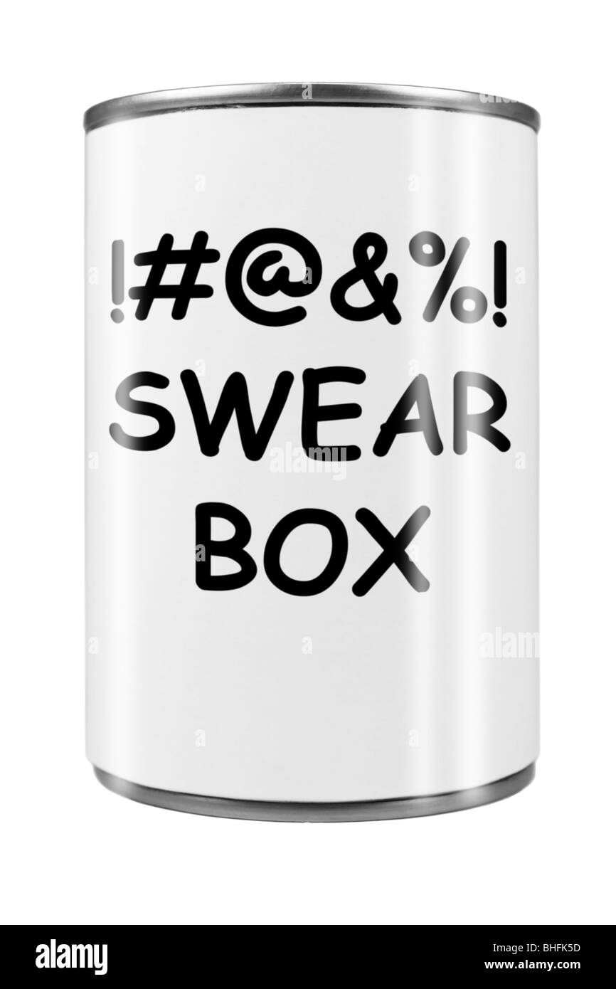 Swear box hi-res stock photography and images - Alamy