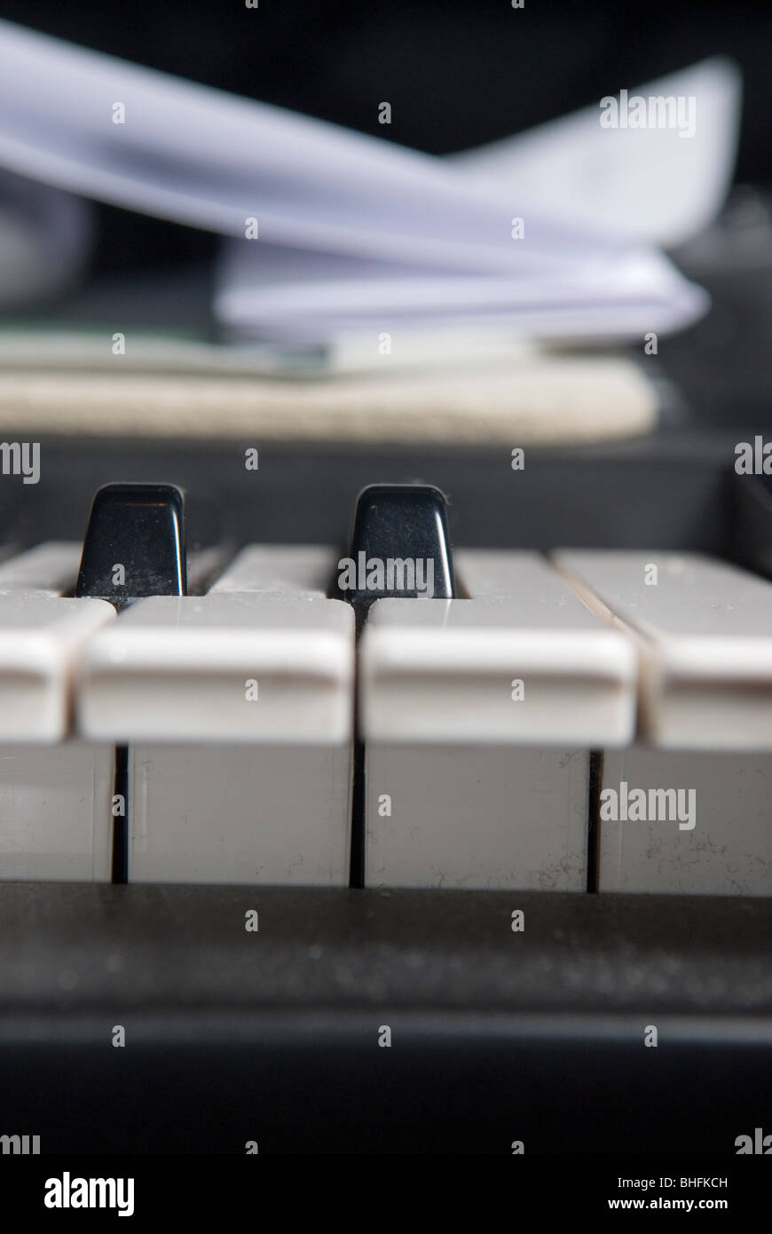 Writing Music Stock Photo
