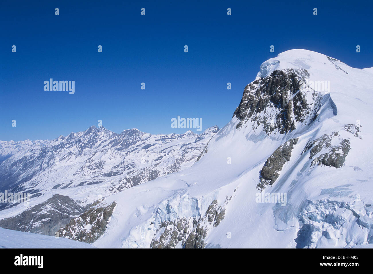 Winter in mountains alps Cut Out Stock Images & Pictures - Alamy