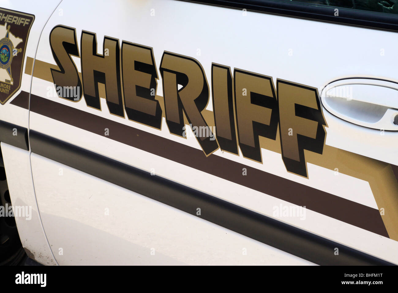 Sheriff car from US county sheriff Stock Photo Alamy