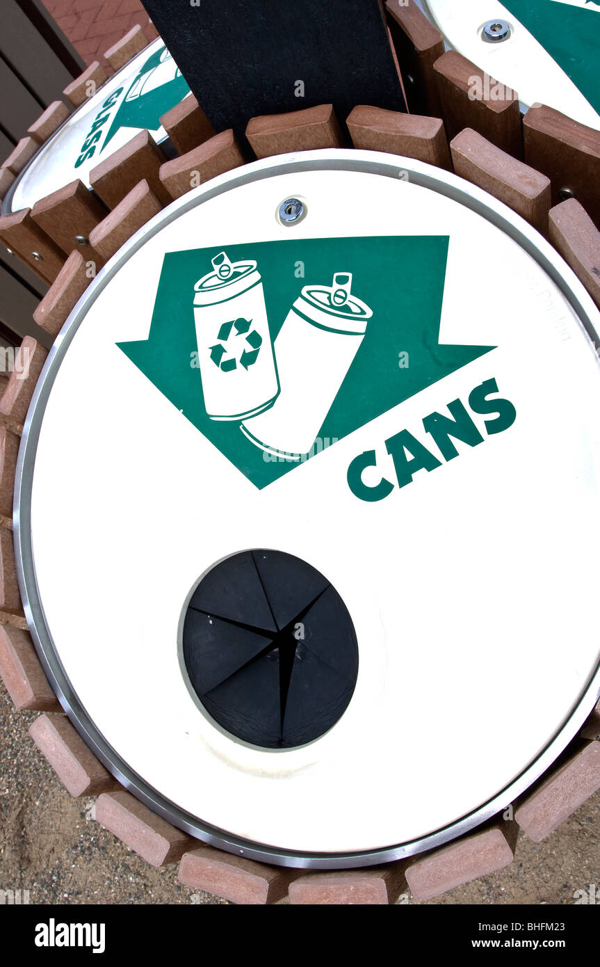 Recycle containers New Mexico Stock Photo Alamy