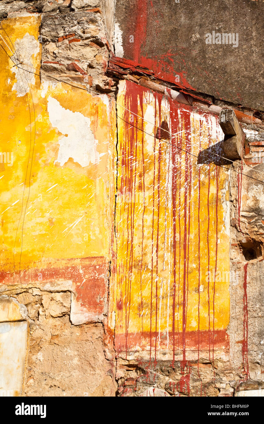 Old colorful wall Stock Photo - Alamy