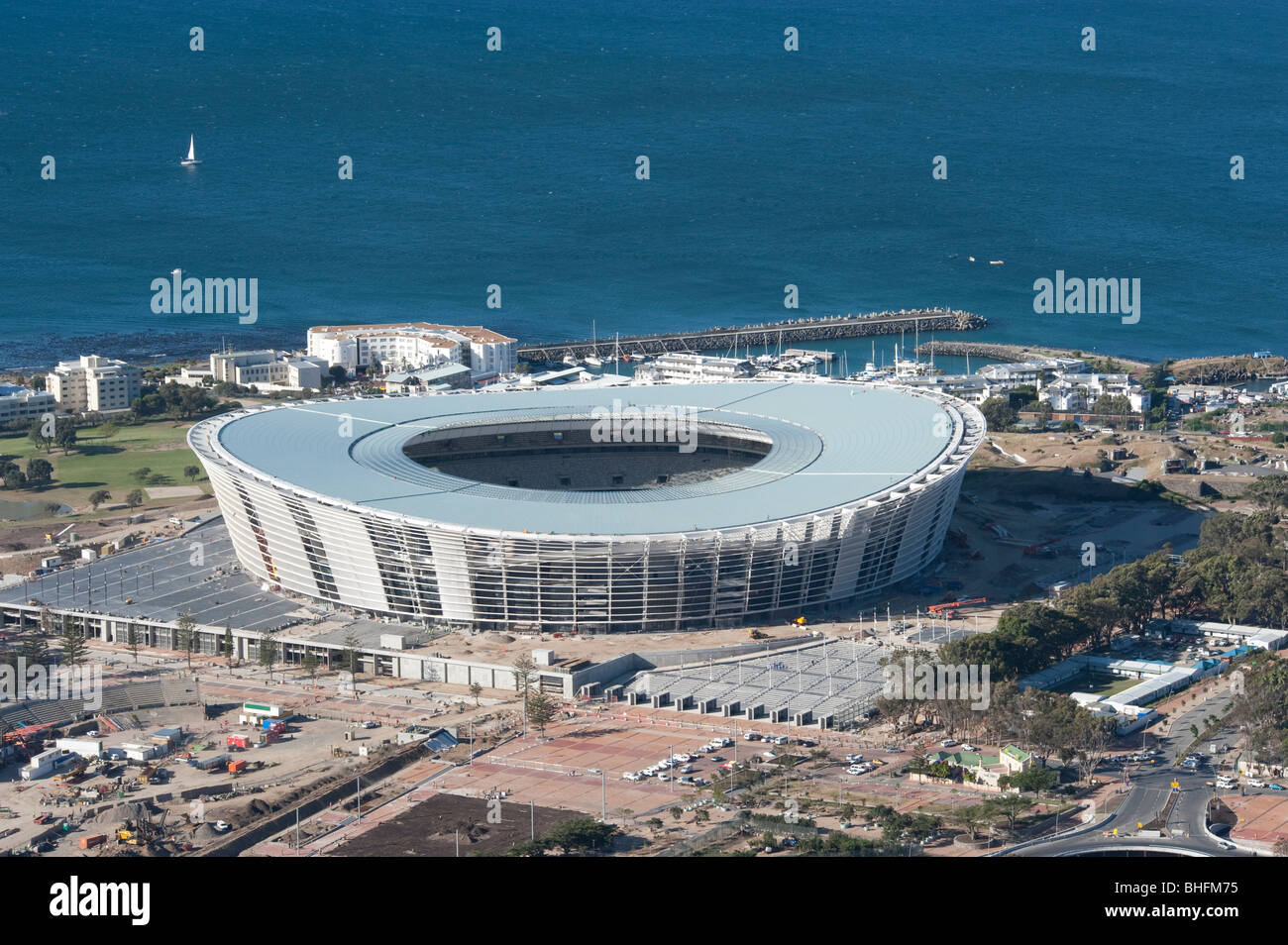 New Green Point soccer stadium, world cup venue 2010 Stock Photo Alamy