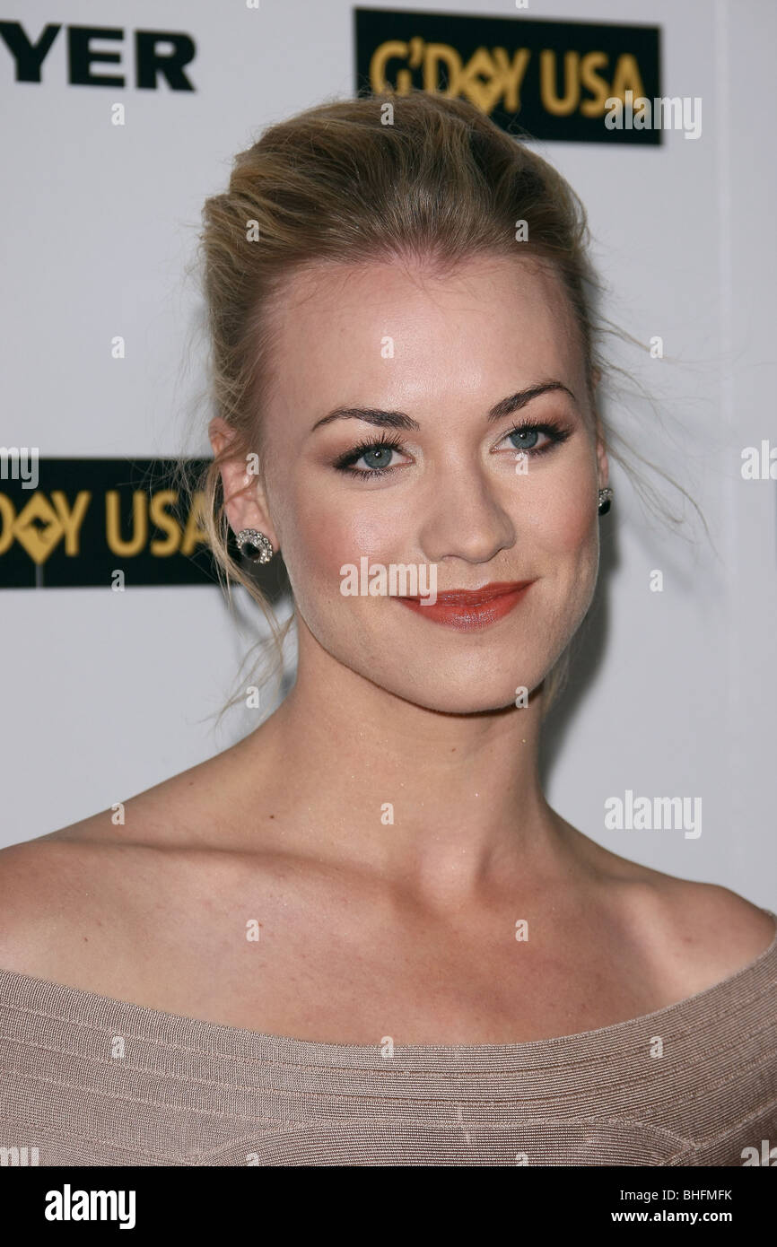 YVONNE STRAHOVSKI G'DAY USA USA 2010 LOS ANGELES BLACK TIE GALA ...