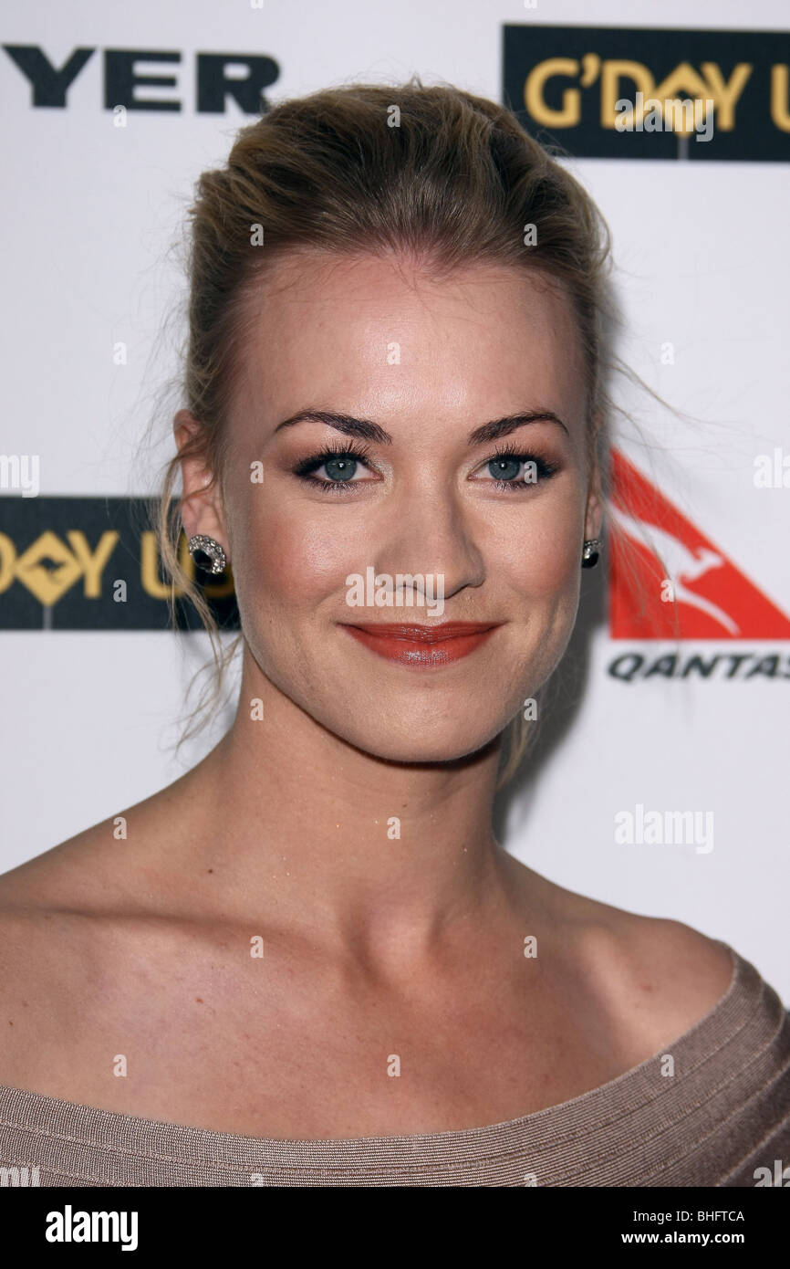 YVONNE STRAHOVSKI G'DAY USA USA 2010 LOS ANGELES BLACK TIE GALA