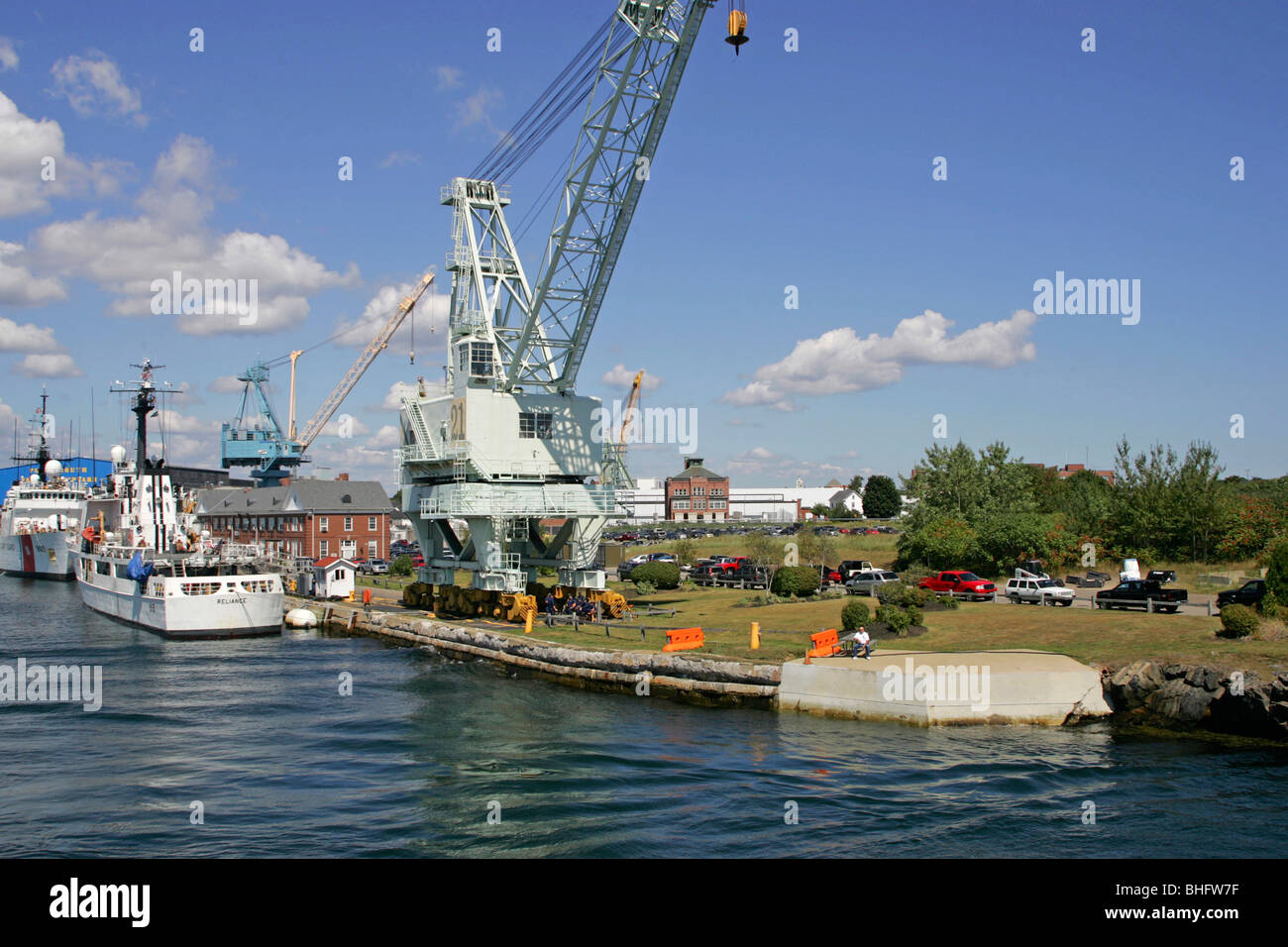 NEW Hampshire Portsmouth Naval Shipyard Stock Photo Alamy