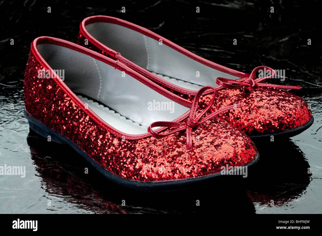 Red glitter shoes hi-res stock photography and images - Alamy